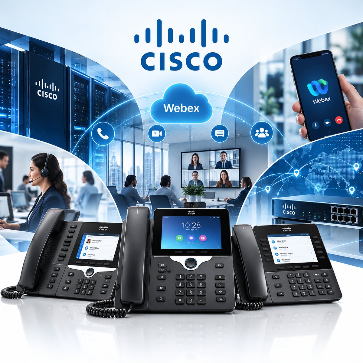 Cisco IP Telefon ve Kurumsal İletişim Sistemleri